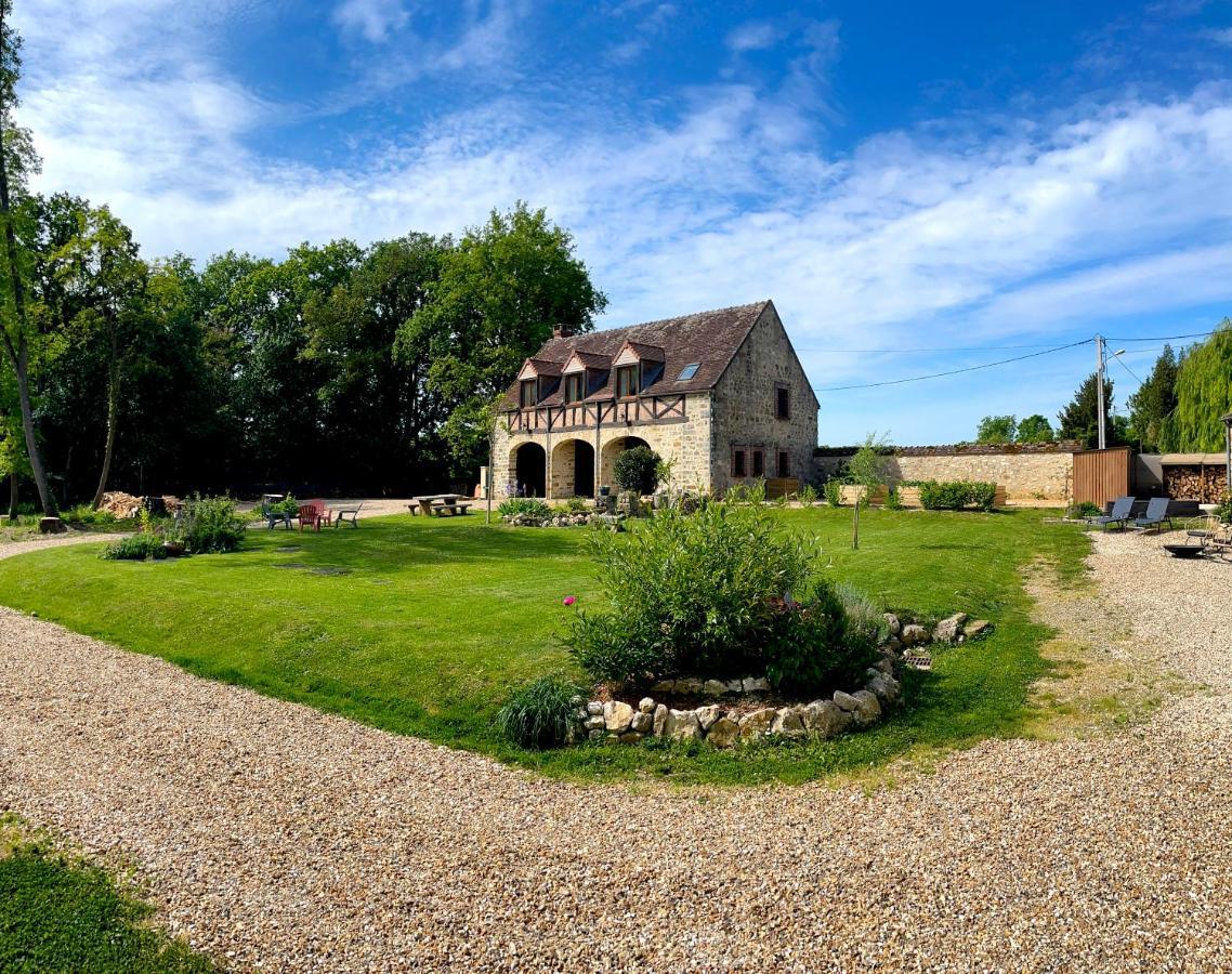 Villa Architecte Les 3 Arches De Dormelles Exterior foto